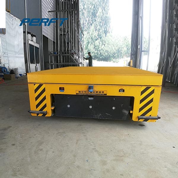 heavy duty transfer cart with integrated screw jack lift table 30t